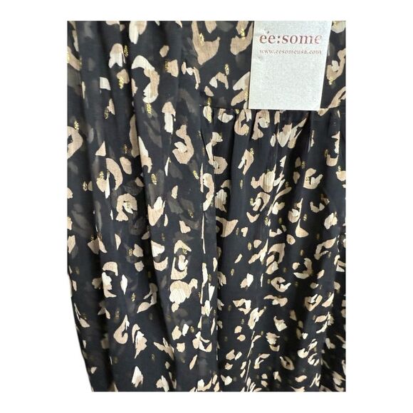 NWT EESOME Delilah Blouse BLACK SIZE LARGE - Picture 14 of 15